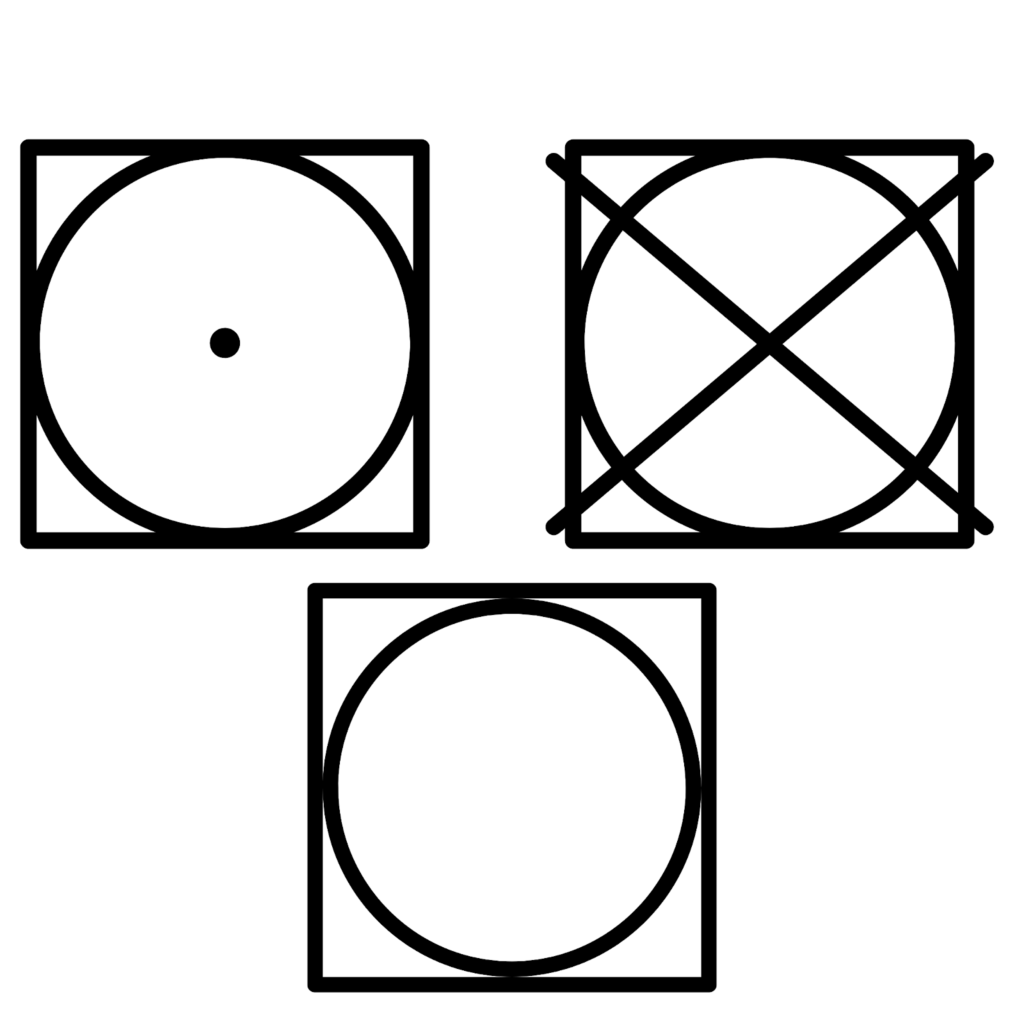 Símbolo de secagem de tecido ou peça de roupa